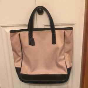 Coach canvas large tote